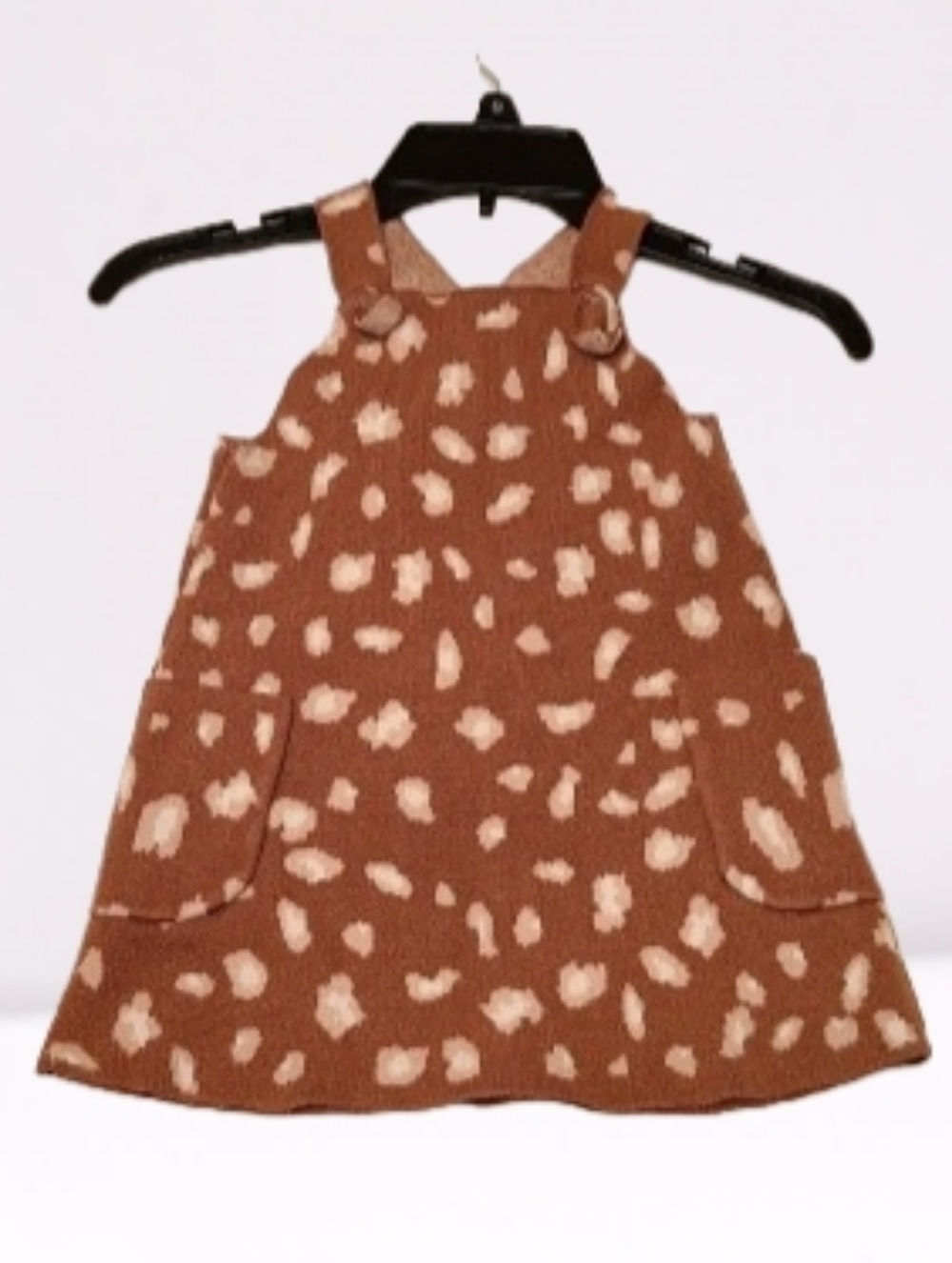 Zara Rust and Cream Baby Girl Sweater Jumper
